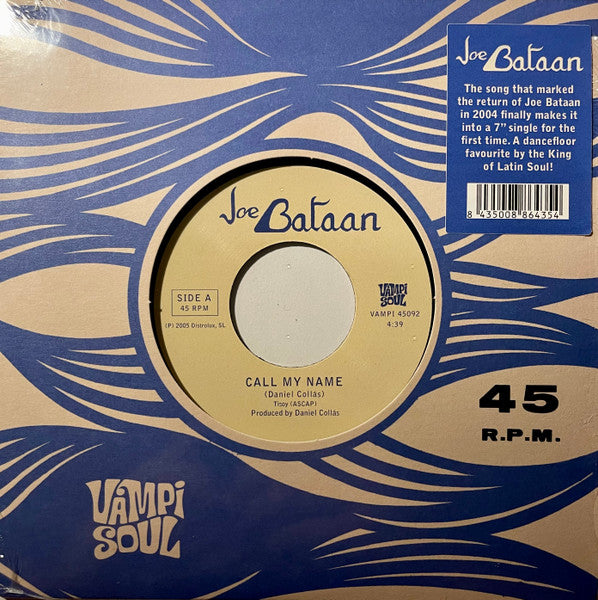 Joe Bataan - Call My Name b/w Inst