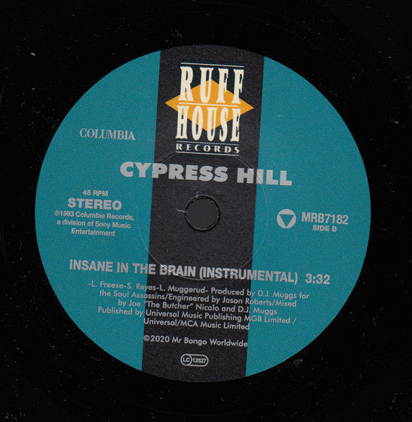 Cypress Hill - Insane in the Brain b/w Inst