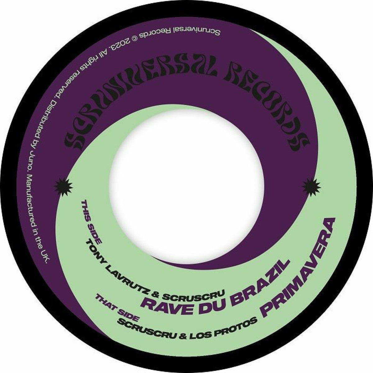 Tony Lavrutz & Scruscru - Rave Du Brazil b/w Scruscru & Los Protos - Primavera