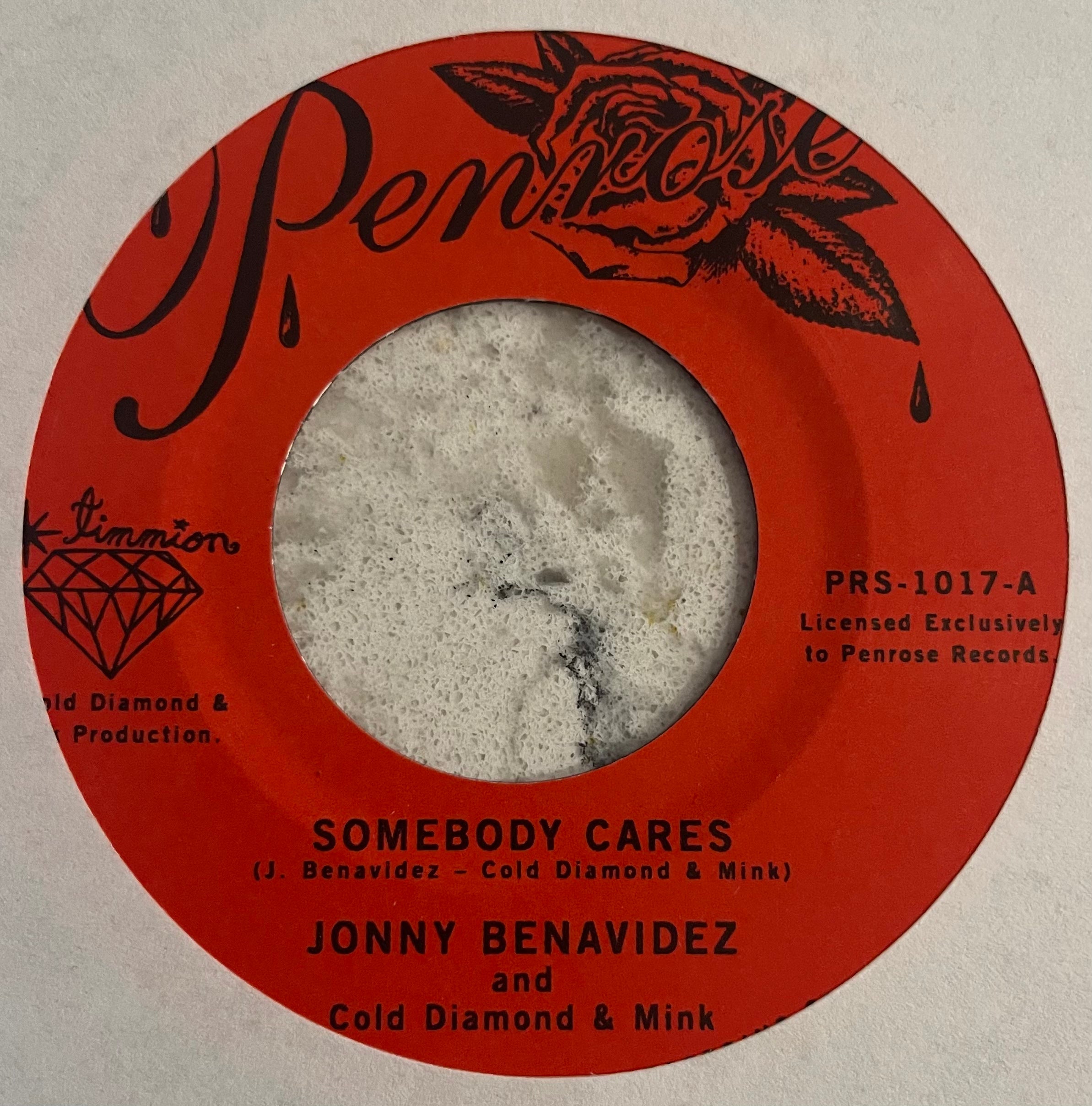 Jonny Benavidez - Somebody Cares b/w Slow Down Girl (Green Vinyl) (7")