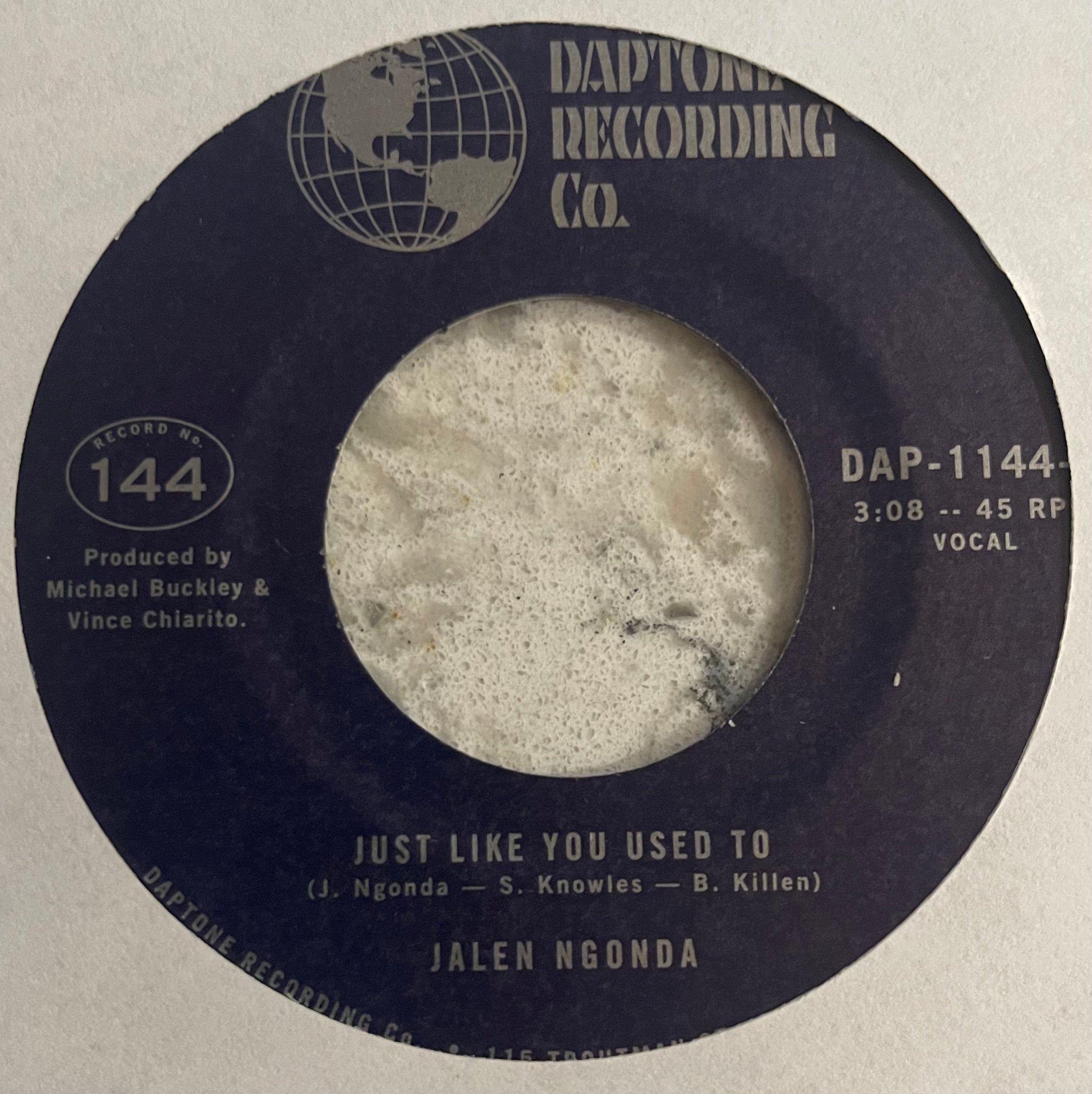 Jalen Ngonda - Just Like You Used To b/w What A Difference She Made (Pink Vinyl) (7")