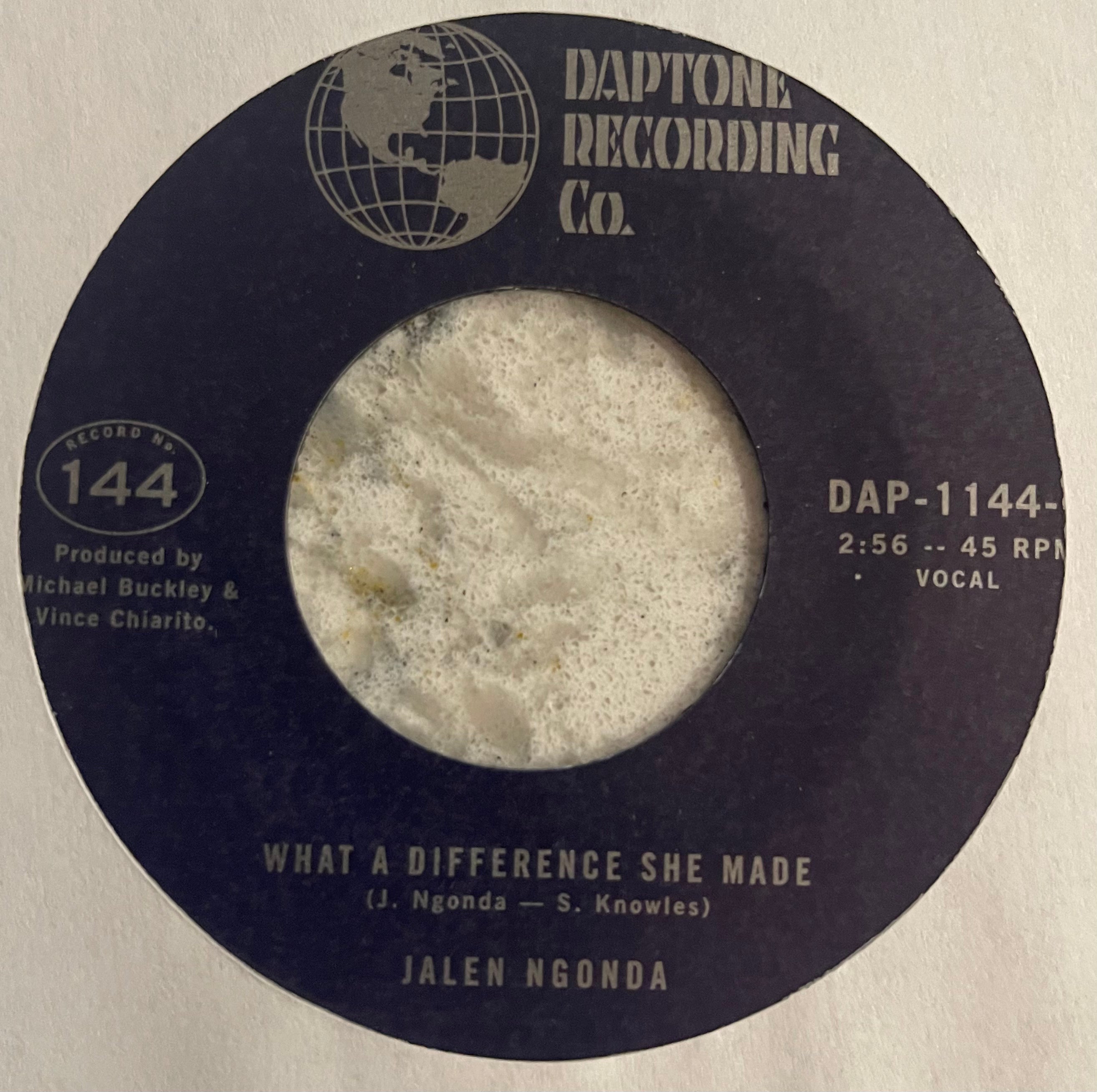 Jalen Ngonda - Just Like You Used To b/w What A Difference She Made (Pink Vinyl) (7")
