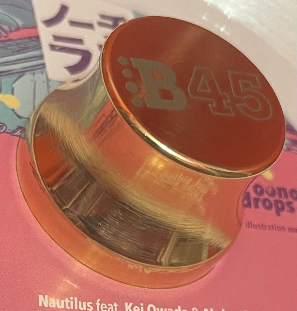 45 Adapter - B45 Logo - Sure Shot Model 5 - Brass